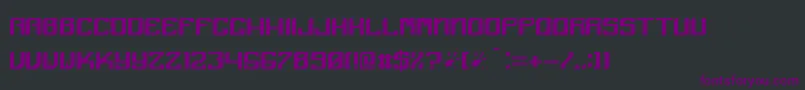 Angular Font – Purple Fonts on Black Background