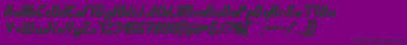 Swedfrgo Font – Black Fonts on Purple Background