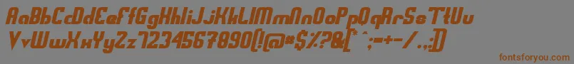 fuente Swedfrgo – Fuentes Marrones Sobre Fondo Gris