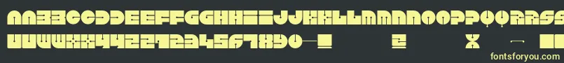 More about Keel Font Keel Font – Yellow Fonts on Black Background
