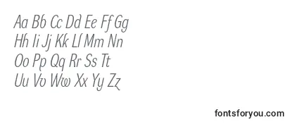 DynagrotesklcItalic-fontti