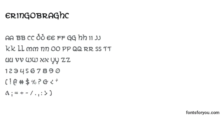 Fuente Eringobraghc - alfabeto, números, caracteres especiales