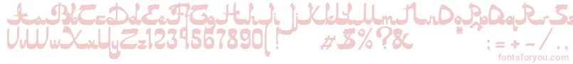 Asylbekm20dastan.Kz Font – Pink Fonts on White Background