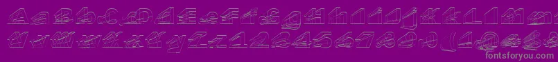 More about Erectlr Font Erectlr Font – Gray Fonts on Purple Background