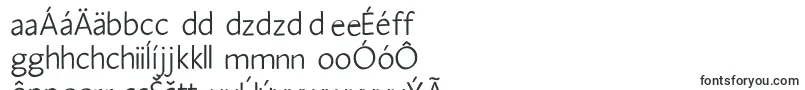 Lisätietoja Amore-fontista Amore-fontti – slovakian fontit