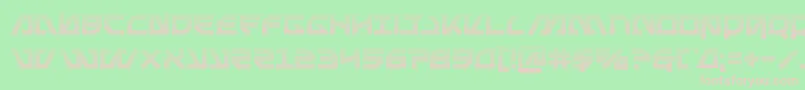 Metalstormgrad Font – Pink Fonts on Green Background