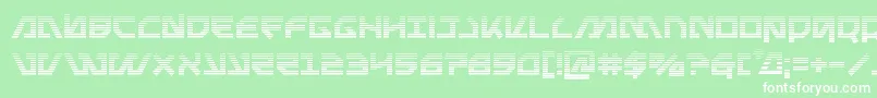 Metalstormgrad Font – White Fonts on Green Background