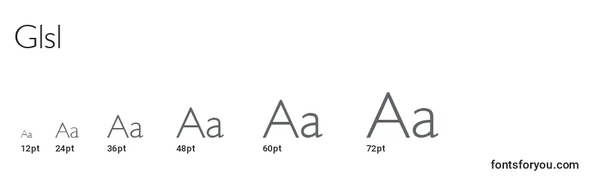 Glsl Font Sizes