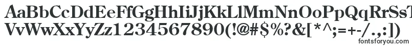 Czcionka CenturyoldstyleCyrillicBold – rosta typografia