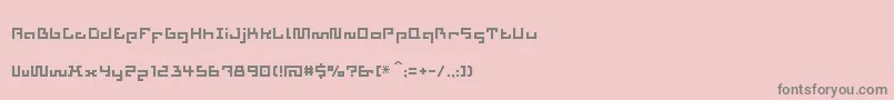More about Aztech Font Aztech Font – Gray Fonts on Pink Background