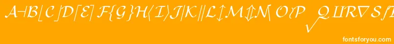 fuente CmMathsymbolRegular – Fuentes Blancas Sobre Fondo Naranja