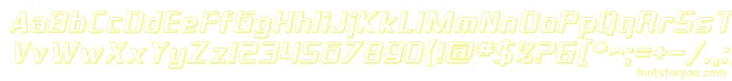 SfTheraminGothicShadedOblique Font – Yellow Fonts