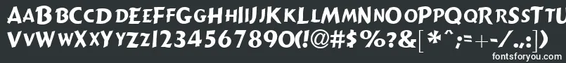 GizmolightcapssskRegular Font – White Fonts