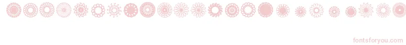 Ladoodles3 Font – Pink Fonts on White Background