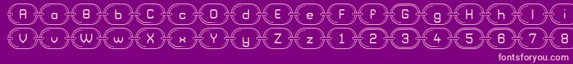 ChainzG98 Font – Pink Fonts on Purple Background