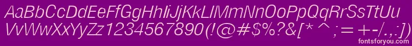 MilfltI Font – Pink Fonts on Purple Background