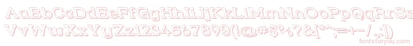 Strslw3r Font – Pink Fonts on White Background