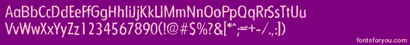 FloridaantiqueRegular Font – Pink Fonts on Purple Background