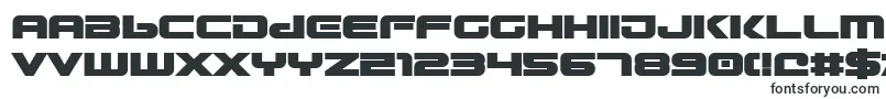 Шрифт Gunship ffy – шрифты с фиксированной шириной