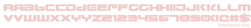 Gunship ffy Font – Pink Fonts on White Background