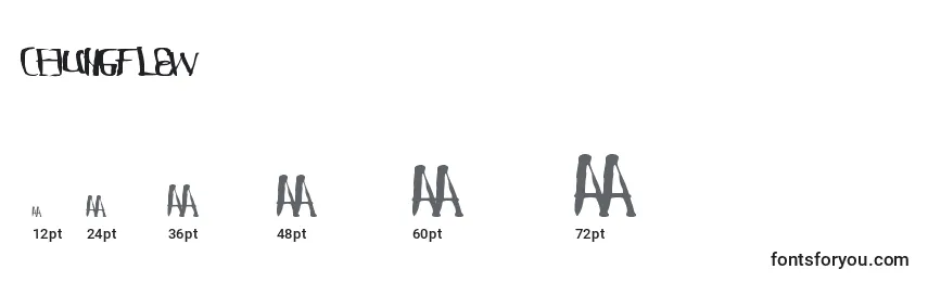 Chungflew Font Sizes