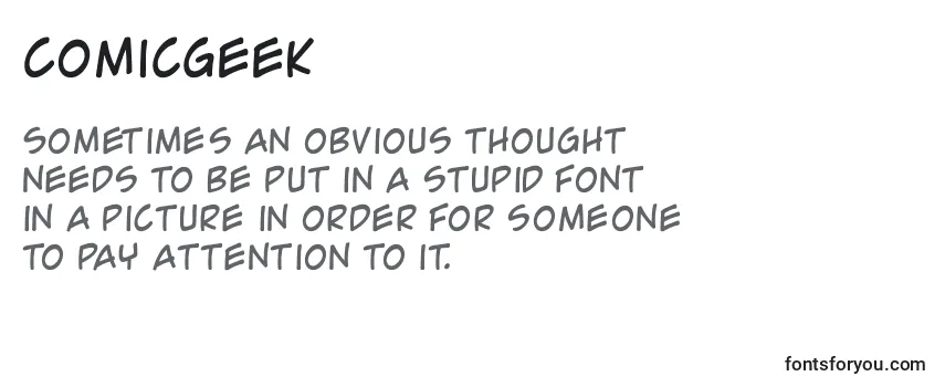 Review of the ComicGeek Font