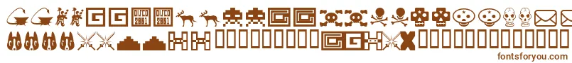 フォントToybox – 茶色のフォント