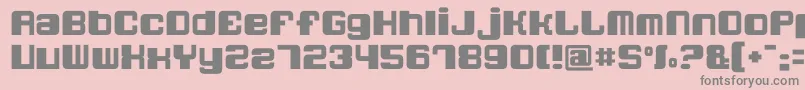 More about Quatronfat Font Quatronfat Font – Gray Fonts on Pink Background