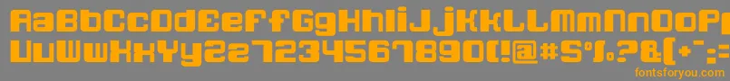 More about Quatronfat Font Quatronfat Font – Orange Fonts on Gray Background