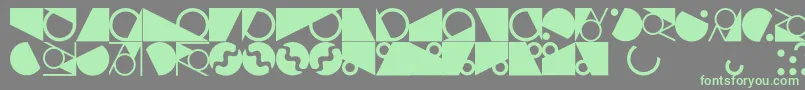 Weitere Informationen zur Ornamentstown-Schriftart Ornamentstown-Schriftart – Grüne Schriften auf grauem Hintergrund