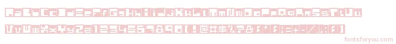 Husby Font – Pink Fonts on White Background