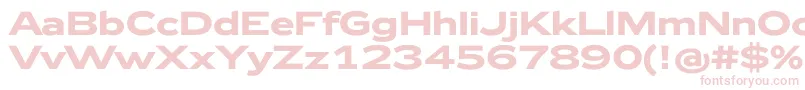 Zeppelin42Bold Font – Pink Fonts on White Background