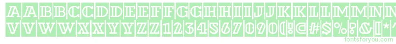 ADexterdecorcm-fontti – vihreät fontit