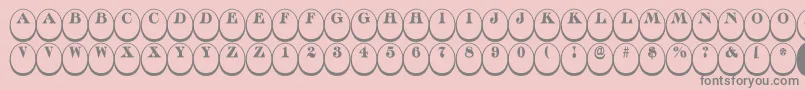 ADiscoserifdn3Dnr Font – Gray Fonts on Pink Background