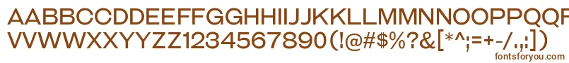 GalderglynnTitlingBk-fontti – ruskeat fontit valkoisella taustalla