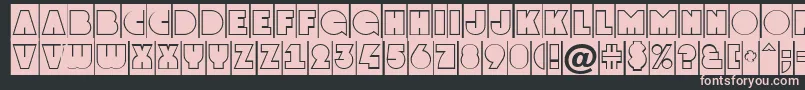 GrotocmgrNormal Font – Pink Fonts on Black Background