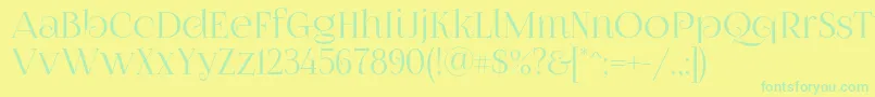Подробнее о шрифте Foglihtenno070841 Шрифт Foglihtenno070841 – зелёные шрифты на жёлтом фоне
