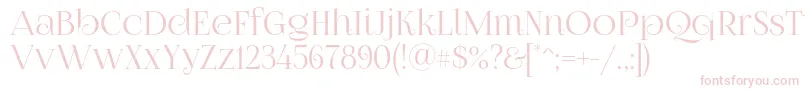 Foglihtenno070841 Font – Pink Fonts on White Background