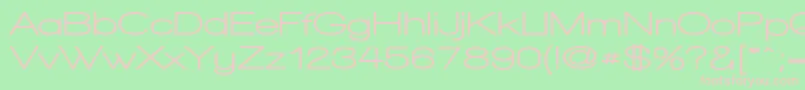 WalkwayExpandUltrabold Font – Pink Fonts on Green Background