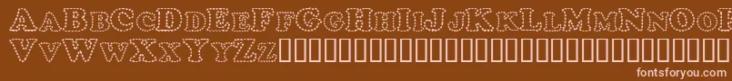 More about ChubbyTrail Font ChubbyTrail Font – Pink Fonts on Brown Background