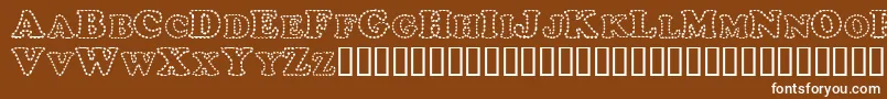 More about ChubbyTrail Font ChubbyTrail Font – White Fonts on Brown Background