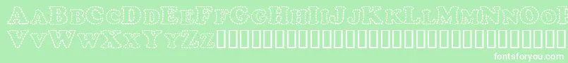 ChubbyTrail Font – White Fonts on Green Background