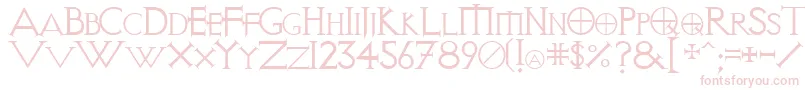 VisitationRegular Font – Pink Fonts on White Background