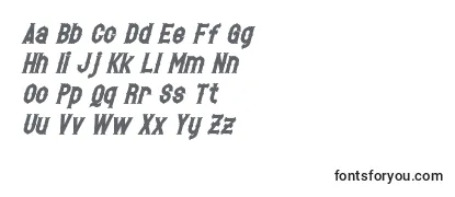 HetfieldBoldItalic Font