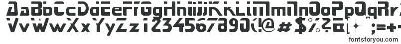 Шрифт Nextstar – блочные шрифты