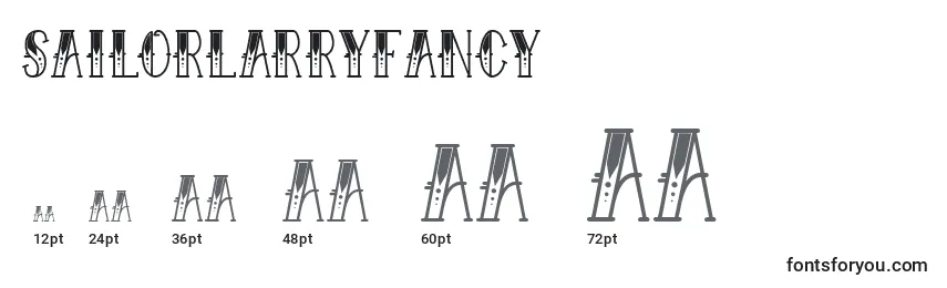 SailorLarryFancy Font Sizes