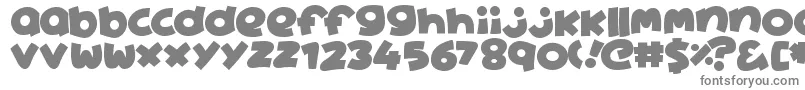 Aine-fontti – harmaat kirjasimet valkoisella taustalla