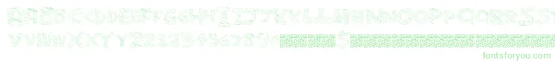 Majorsketchy Font – Green Fonts on White Background