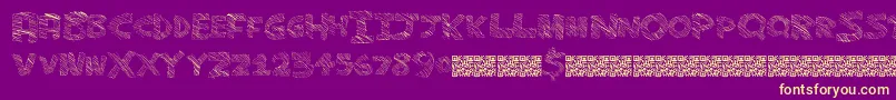 Подробнее о шрифте Majorsketchy Шрифт Majorsketchy – жёлтые шрифты на фиолетовом фоне