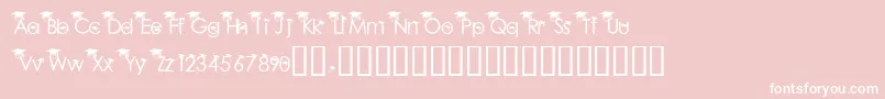BabyGeniuses2Normal Font – White Fonts on Pink Background